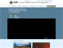 Tablet Screenshot of luciassociation.org
